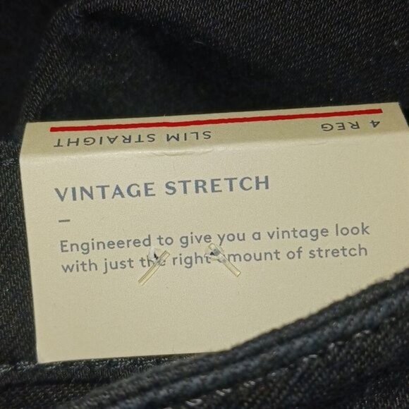 Universal Thread Jeans Black Denim Slim Straight Stretch Womens Size 4 - Picture 8 of 8